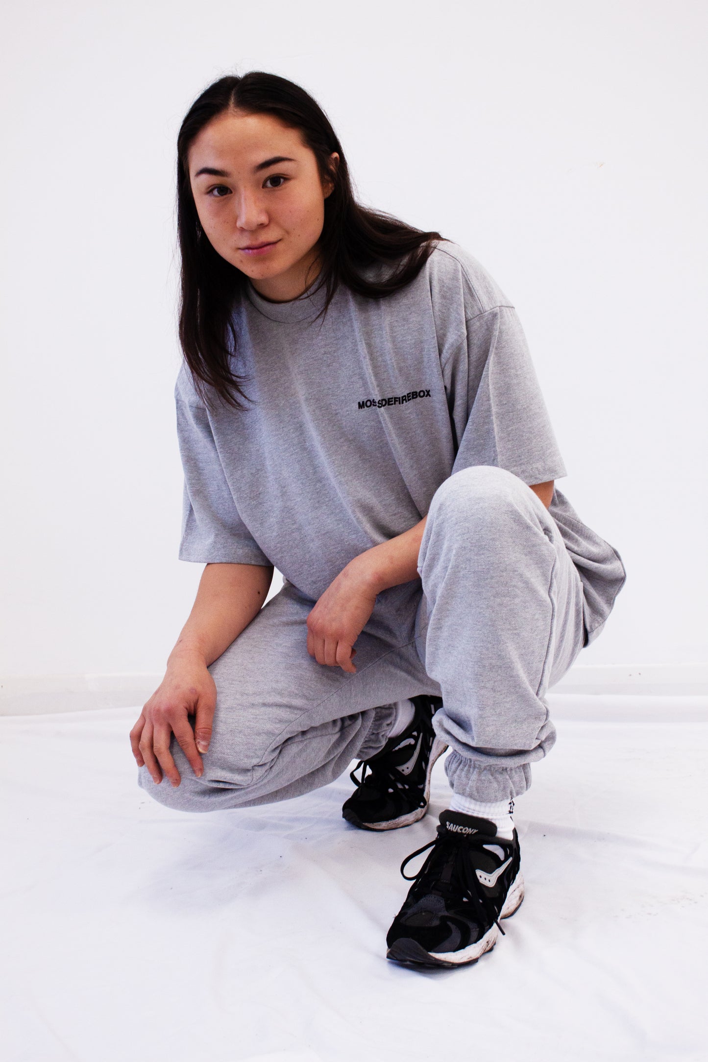 Oversized Tee (Grey Marl)