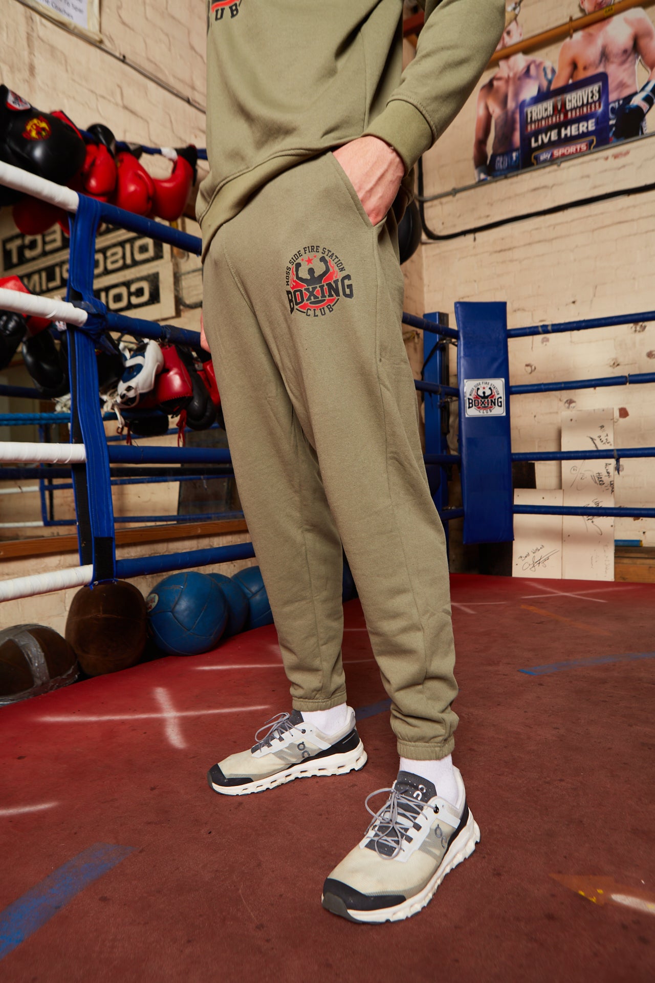 Jumper and Bottoms Tracksuit Set (Khaki)