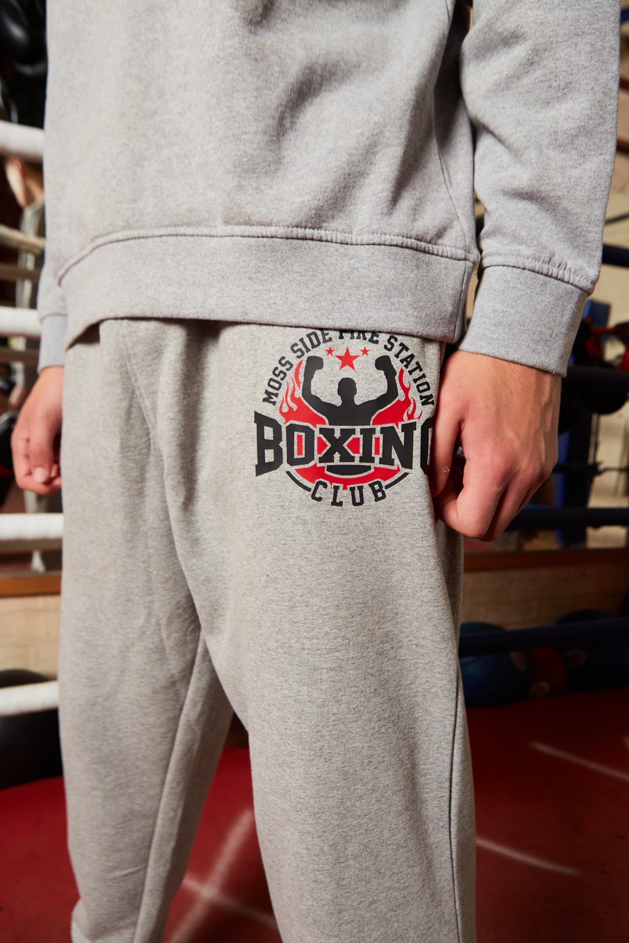 Jumper and Bottoms Tracksuit Set (Grey)