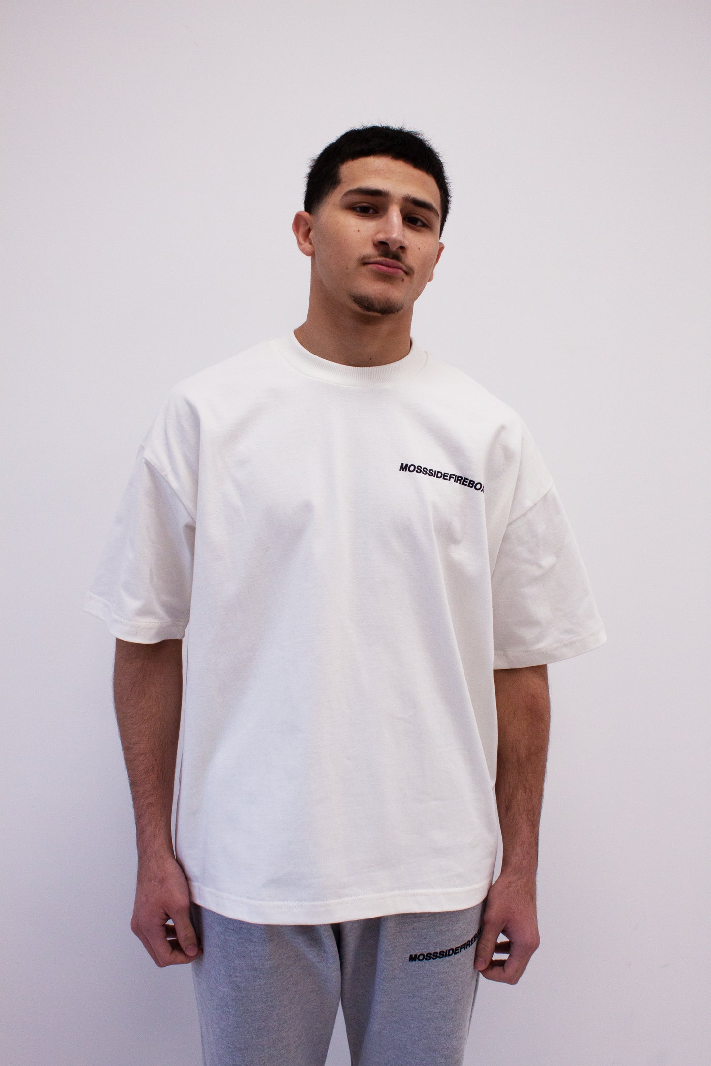 Oversized Tee (White/Cream)