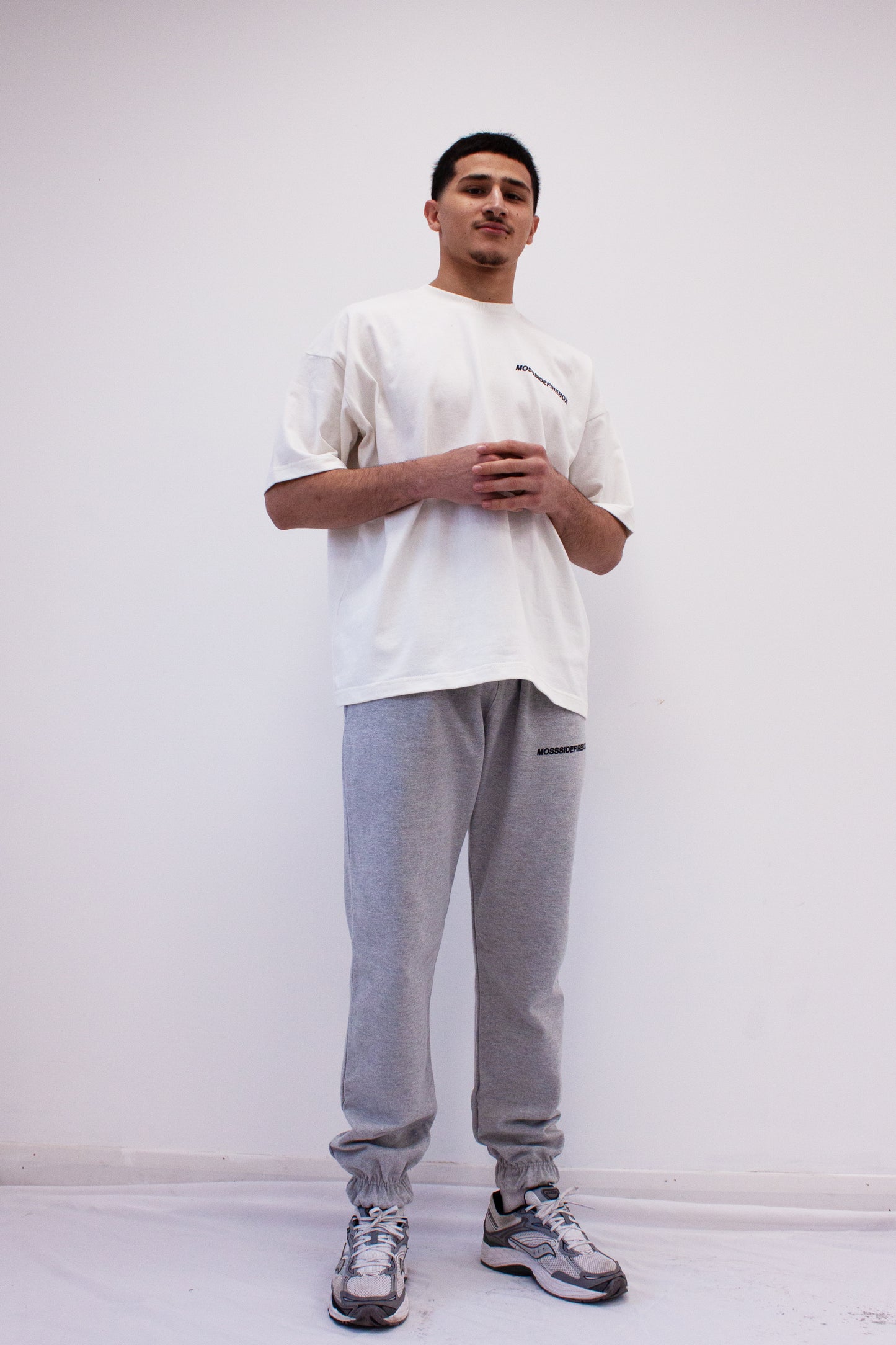 Oversized Tee (White/Cream)